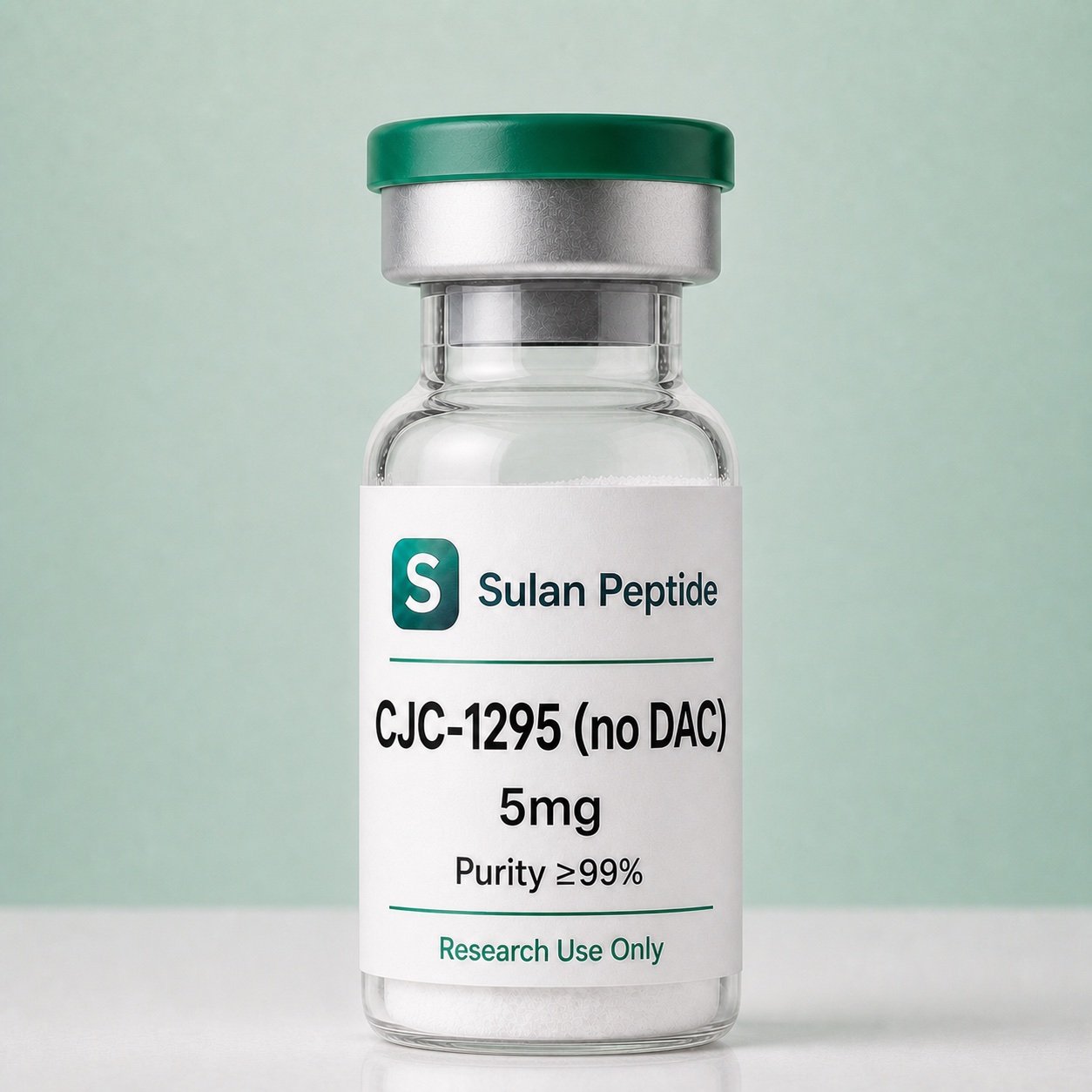 CJC-1295 (no DAC) research-use peptide vial by Sulan Peptide