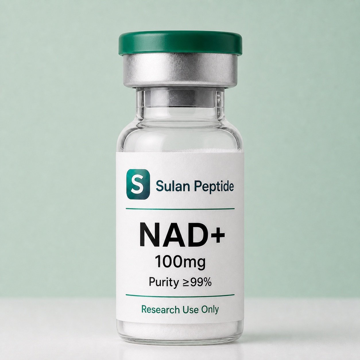 NAD+ research-use peptide vial by Sulan Peptide